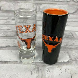 Dining - 2 University of Texas UT Longhorns Shot Glasses Dining - 2 University of Texas UT Longhorns Shot Glasses